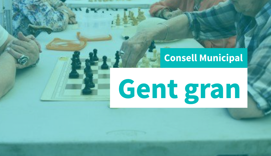 Imatge pels mitjans: Consell Municipal de la Gent Gran